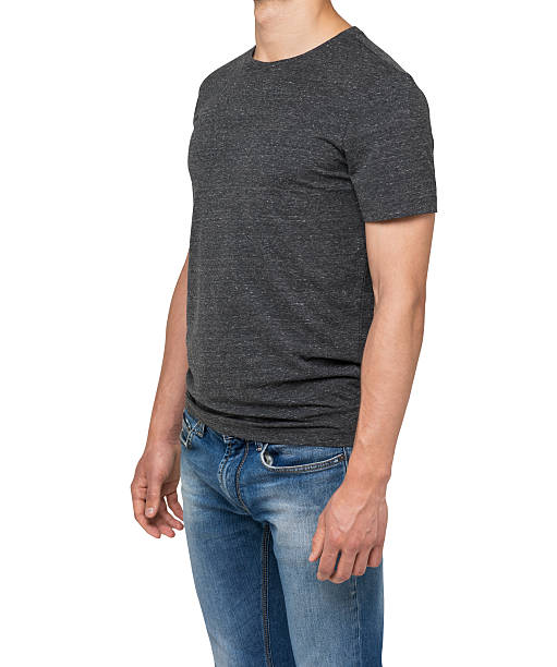 istock man in a dark grey t-shirt and denims 491219652