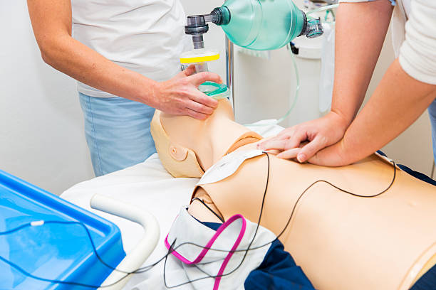 istock CPR seminar,mechanical ventilation and heart massage of dummy 491220356