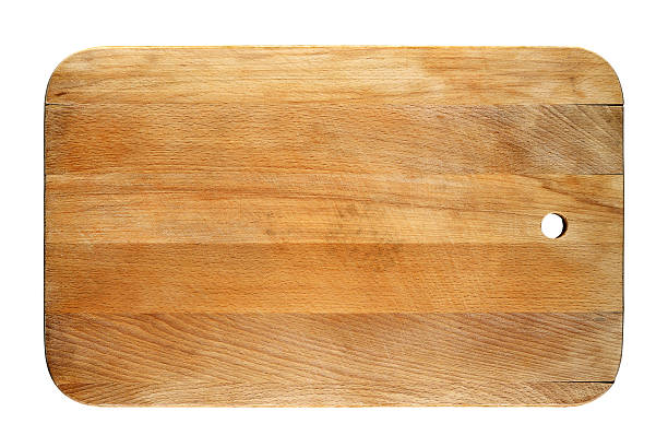 Old chopping board Old chopping board isolated on white background cutting board plank wood isolated stock pictures, royalty-free photos & images