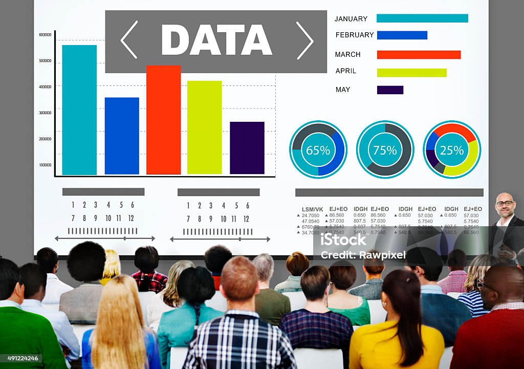 Data Analytics Chart Performance Pattern Statistics Information Stock ...