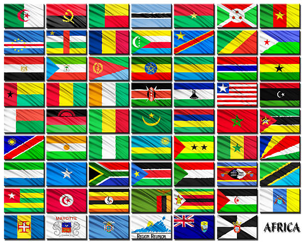 istock Flags of African countries in alphabetical order 491231734
