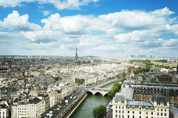 istock View on  Paris, France 491234398