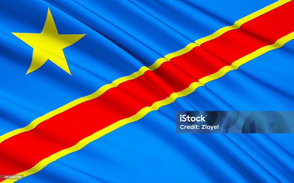 Flag Of Democratic Republic Of The Congo Kinshasa Stock Photo - Download  Image Now - Democratic Republic of the Congo, Flag, 2015 - iStock