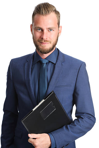 Handsome businessman in suit