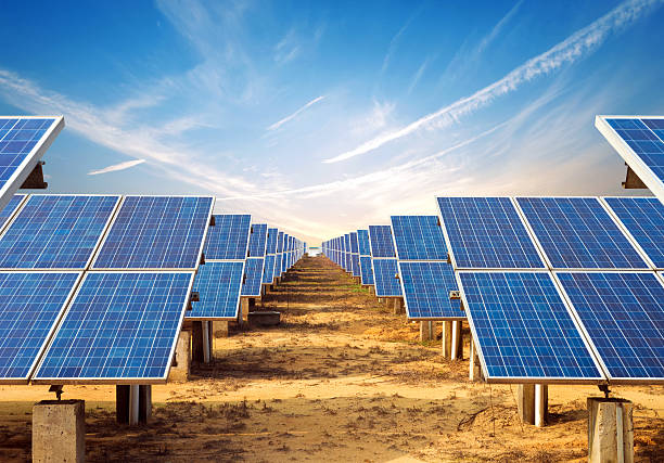 태양전지판 - solar power station energy fuel and power generation collection 뉴스 사진 이미지