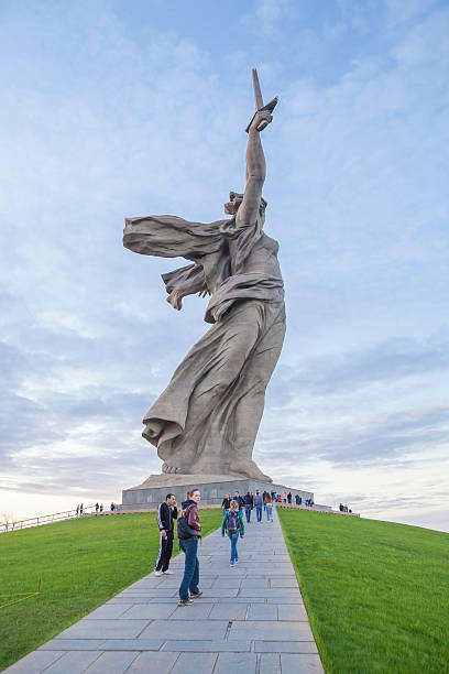 The Motherland Calls Monument Stock Photo - Download Image Now
