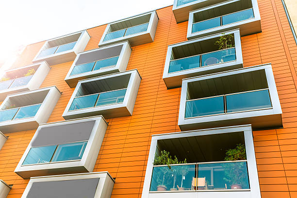 istock Modern Apartment Houses 491245704