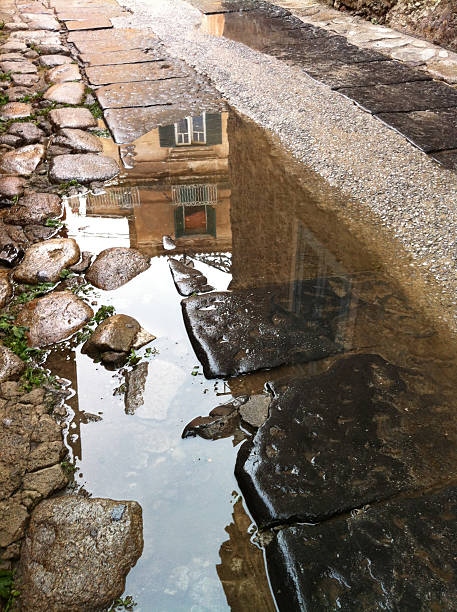 istock Tropea buildings in a puddle 491247544