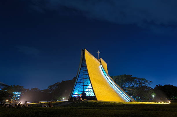 istock night view of luce Chapel 491248738