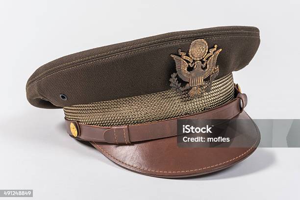 Second Wwii Aviator Hat Stock Photo - Download Image Now - World War II, Hat, Pilot