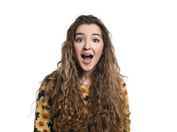 istock Beautiful young woman surprised 491248858