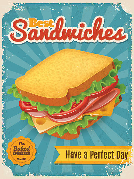 Fastfood vector poster vector art illustration