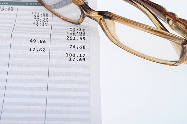 istock Close up of glasses and figures 491261748