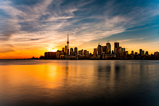 As usual sunset over Toronto beautiful and every time different.