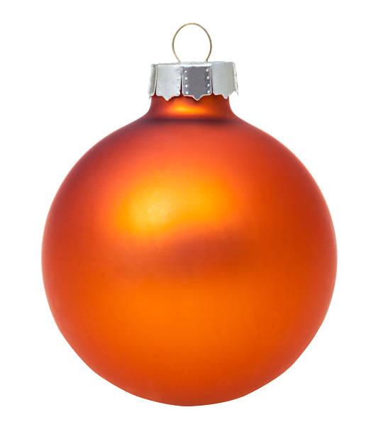 istock xmas yellow ball isolated on white 491266040