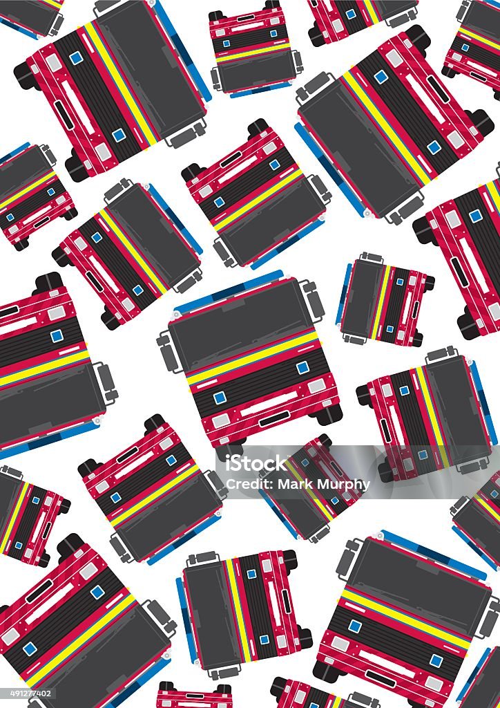 Fire Engine Pattern Material Uk Fire Engine Fireman Pattern Stock Illustration - Download Image Now ...