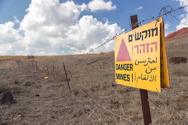 istock Mine field in northern Israel 491277520