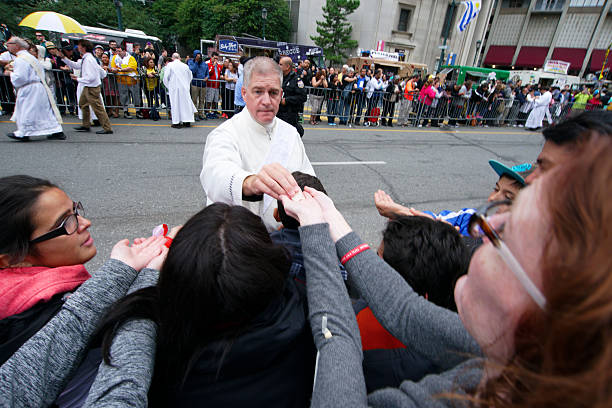 Pope Francis Historic U.S. Visit - Philadelphia stock photo