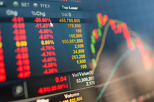 istock Stock market graph 491278930