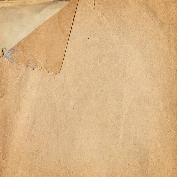 istock Old paper with bent corner, hi res 491278950
