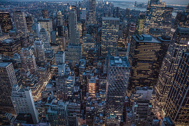 istock New York Midtown skyline - Aerial View 491278982