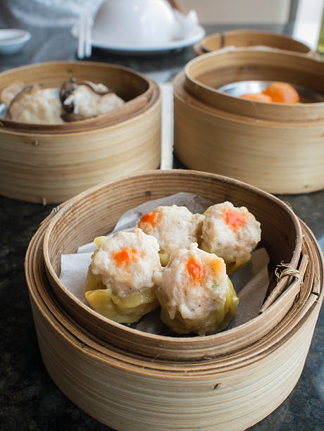 istock Dim sum,Dumpling in the basket 491282674