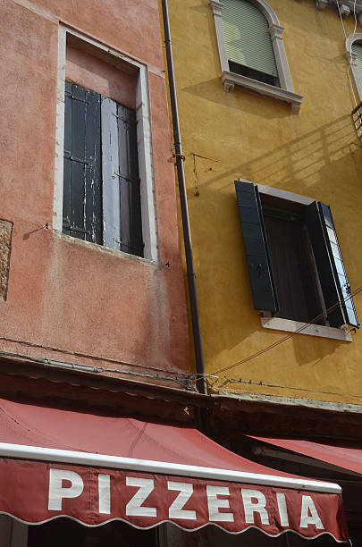 istock Windows in Venice and Pizzeria 491293974