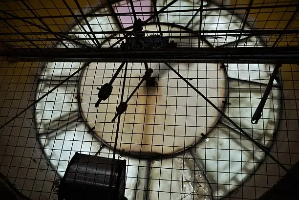 tower's clock from the other side