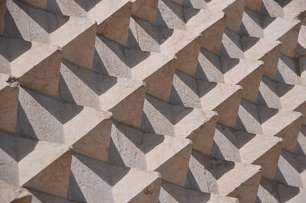 istock Architecture: diamond-shaped bossage, Casa dos Bicos, Lisbon, Portugal 491296436