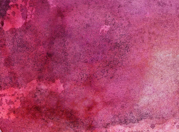 Brightly colored pink textured background on paper