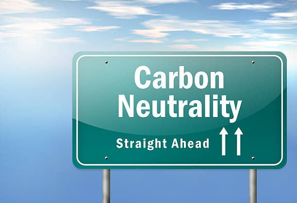 istock Highway Signpost Carbon Neutrality 491310438