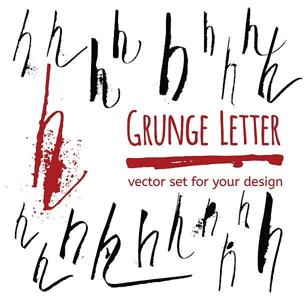 H Font Vector 760+ Drawing Of Letter H Fonts Stock Photos, Pictures & Royalty-Free ...