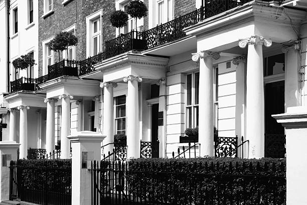 istock Georgian terraced houses 491311790