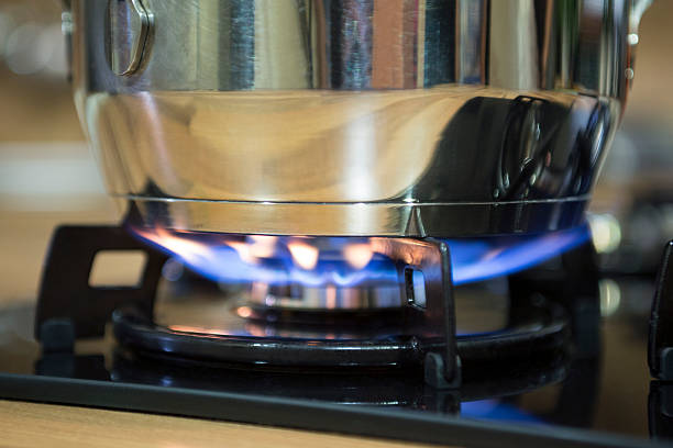 istock Cooking on gas stove. 491312124