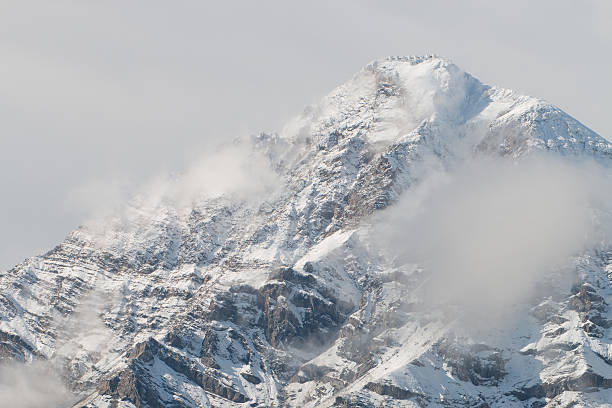 istock Mont Chaberton with ruined artillery towers on the summit 491313106