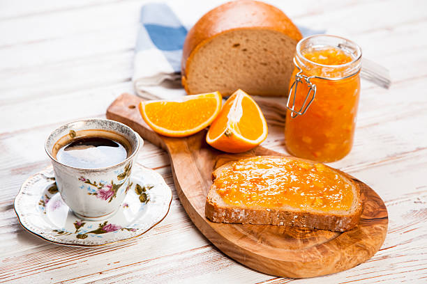 istock Slices of bread with jam 491314316