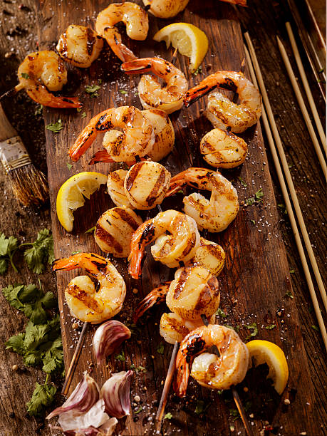 istock BBQ Shrimp and Scallop Skewers 491314772