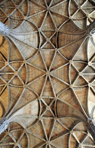 istock Architecture: ribbed vaut, Jeronimos monastery, Lisbon 491317060
