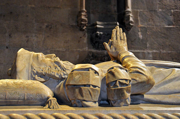 Vasco da Gama tomb, Jeronimos monastery, Lisbon, Portugal