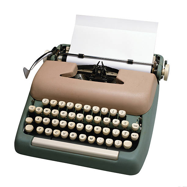 istock Typewriter with sheet of paper 491323543