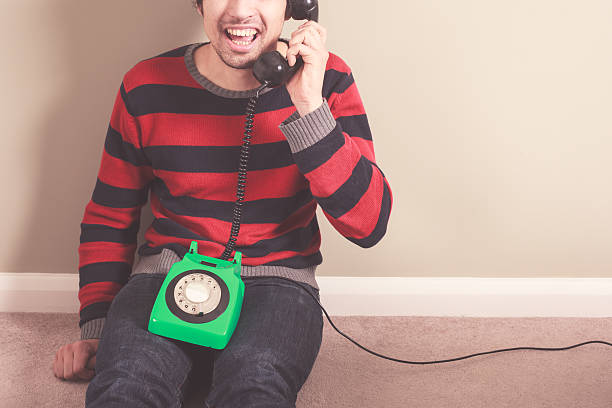 istock Happy man on the telephone 491325037