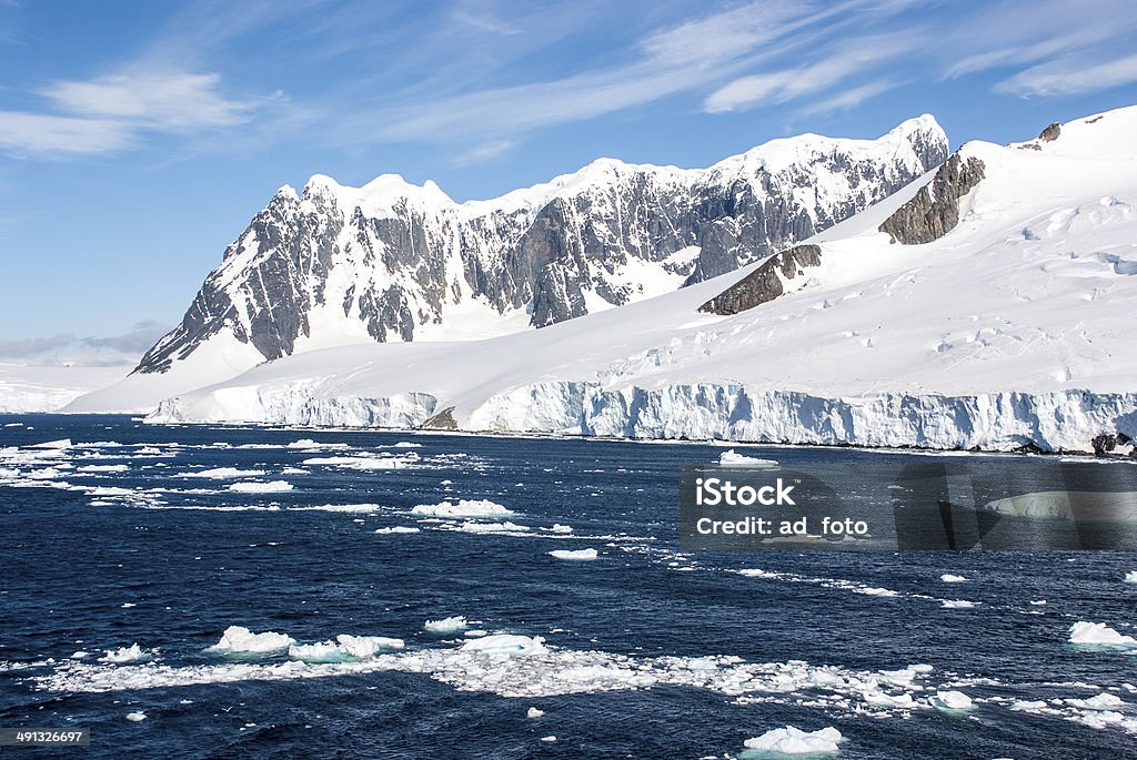Summer In Antarctica Antarctica - Antarctic Peninsula - Palmer Archipelago - Neumayer Channel - Global Warming Antarctic Ocean Stock Photo