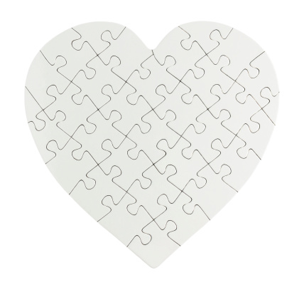 Jigsaw puzzle heart