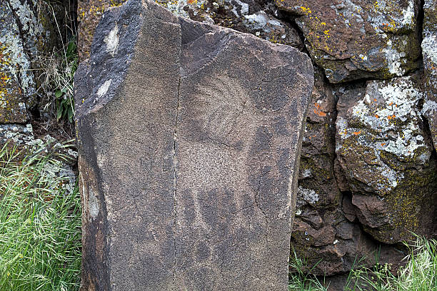 istock Native Indian Antelope Animal Petroglyph 491329039
