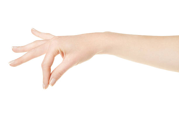 istock Woman hand with manicure holding items 491329595