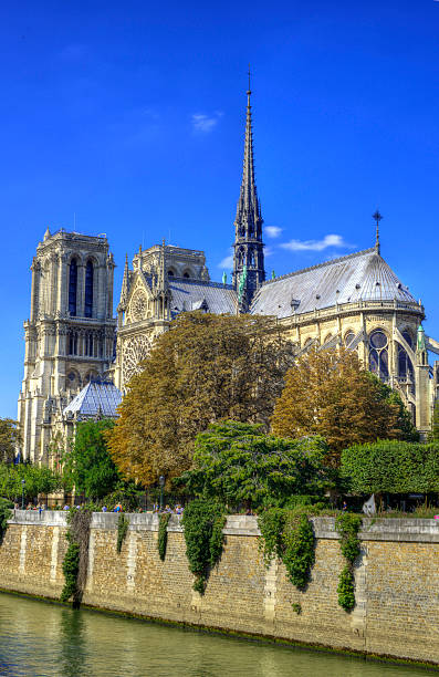 istock Notre Dame (Paris) along the Seine river 491331748