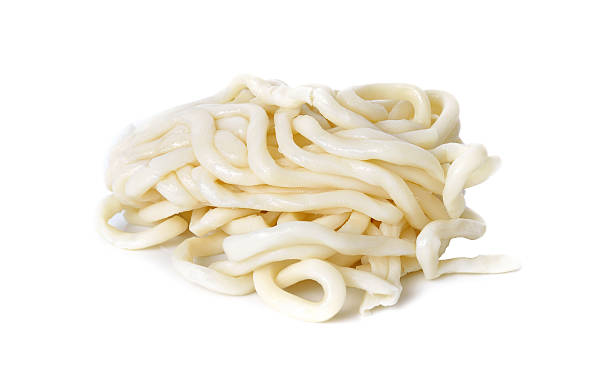 istock Japanese noodle, Udon on white background 491334138