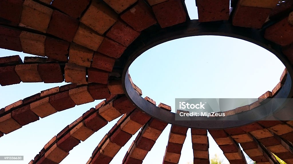 Designing A Structure Using Circle Circle Structure Stock Photo - Download Image Now - 2015, Abstract ...
