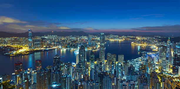 istock Hong Kong city at night 491337438