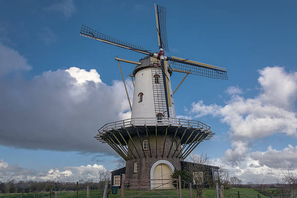 istock The blades of the mill 491348152